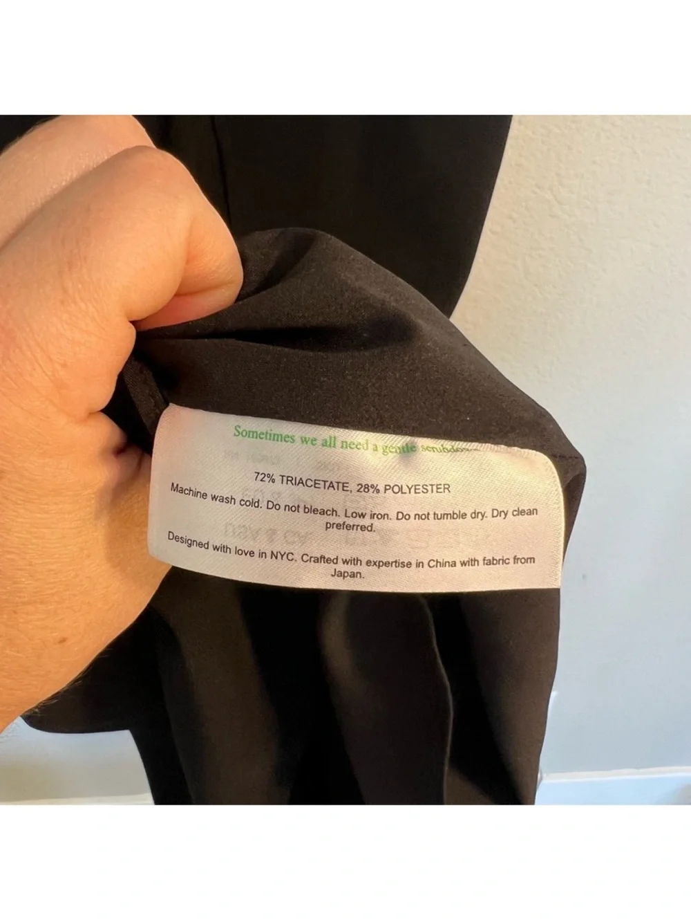 M.M. LaFleur The Lara Dress Eco Heavy Crepe black Assymetrical office career 4 - Picture 9 of 11